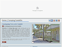 Tablet Screenshot of campingtorrelasal.com